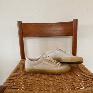 Suede leather gum sole vans